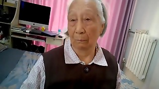 Grey Japanese Grandma Gets Intermittent